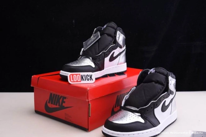 Official Maikesneakers JORDAN WMNS 1 SILVER HIGH CD0461-001 OG TOE AIR 0717